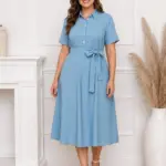 Robe Bling Bling - Bleu ciel