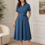 Robe Bling Bling - Bleu jeans