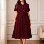 Robe Bling Bling - Rouge bordeaux