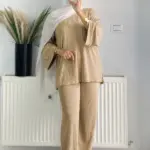 Ensemble Côte à Côte - Beige Foncé