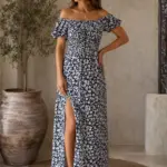 Robe Diva - Noir Fleuri
