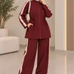Ensemble Amira - Rouge bordeaux